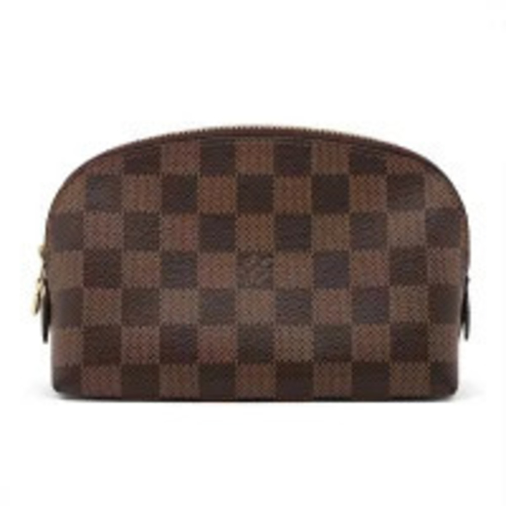 Louis Vuitton Pochette Cosmetic Damier Pouch Clutch Brown